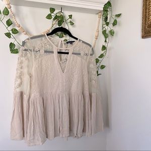 Boho American Eagle Lacey top.